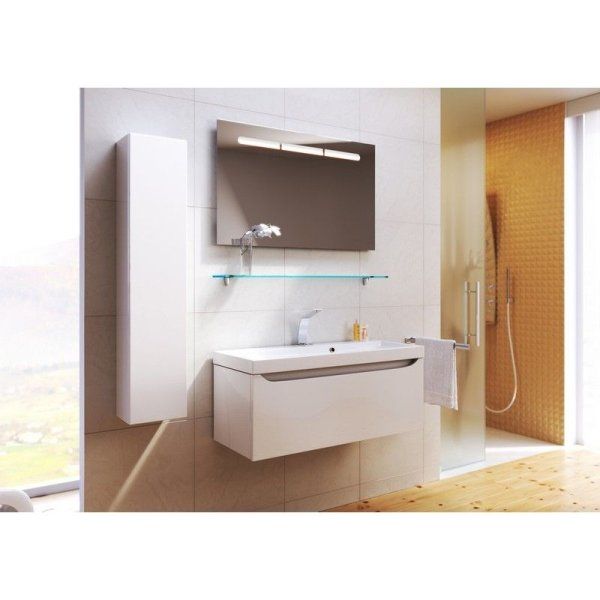 Тумба с раковиной Aqwella 5 stars Verona Ver.01.08/W 80 белая