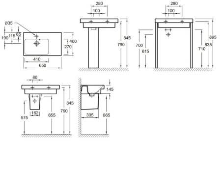 Раковина Jacob Delafon Odeon Up E4757G-00  R