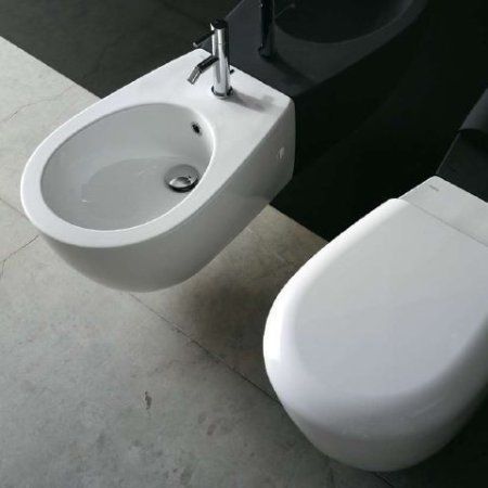 Чаша для унитаза подвесного  Globo Bowl+ SBS05.BI белый