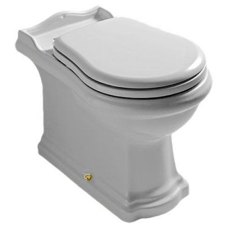 Унитаз приставной Kerasan Retro 101601слив универсальный, фурнитура золото