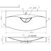 Умывальник Andrea Line 1000 (996*400)