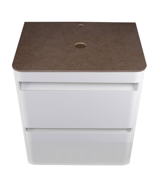 Столешница керамогранит под тумбу Style Line "Атлантика 60" MI03 СС-00002232, цвет бежевый тёмный