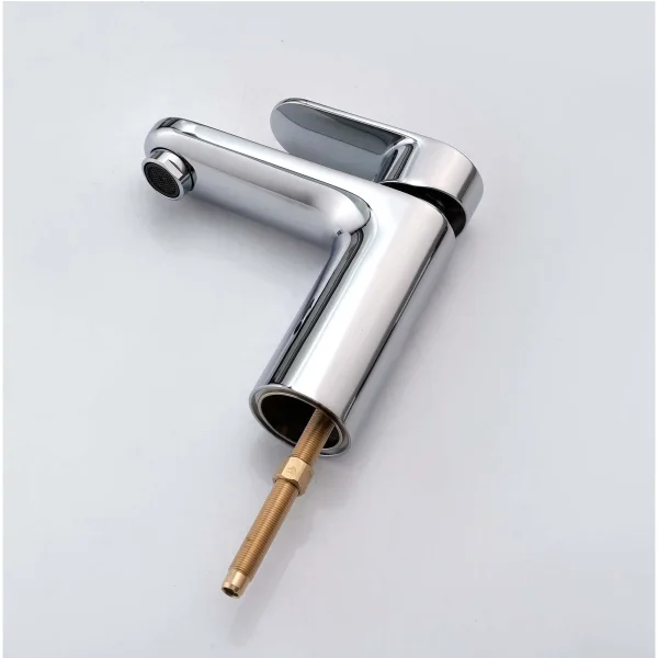 Смеситель для раковины Aquatek Ника AQ1812CR с гигиеническим душем, без донного клапана, хром