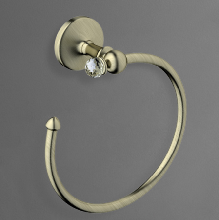 Полотенцедержатель Art&Max Antic Crystal AM-2680SJ-Br  бронза