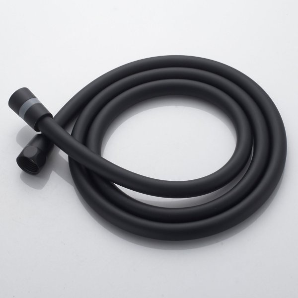 Смеситель для душевой кабины однорычажный  Shevanik S4716H, Черный