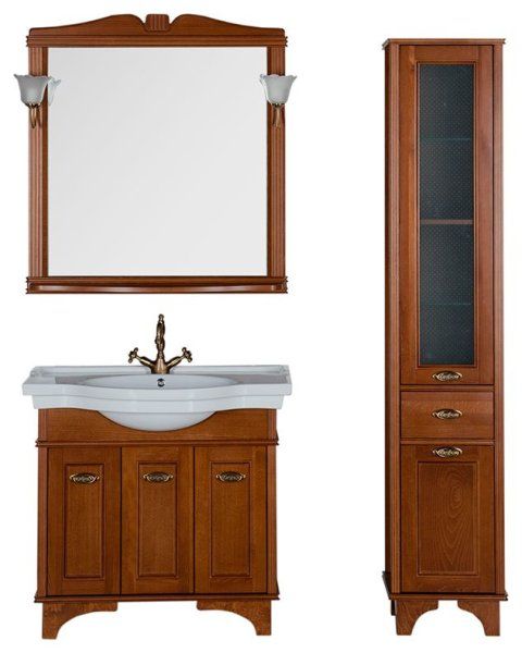 Тумба для комплекта Aquanet Николь 100 орех