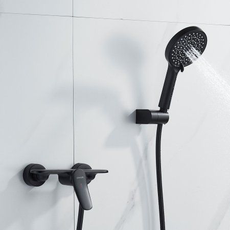 Смеситель  для душа Shevanik S4OR71TI6HSG, Черный