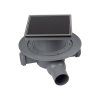 Душевой трап Pestan Confluo Standard Black Glass 3 13000091 полированная сталь