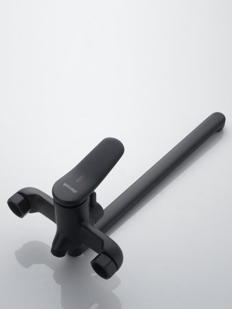 Смеситель для ванны Shevanik S4722H, Черный