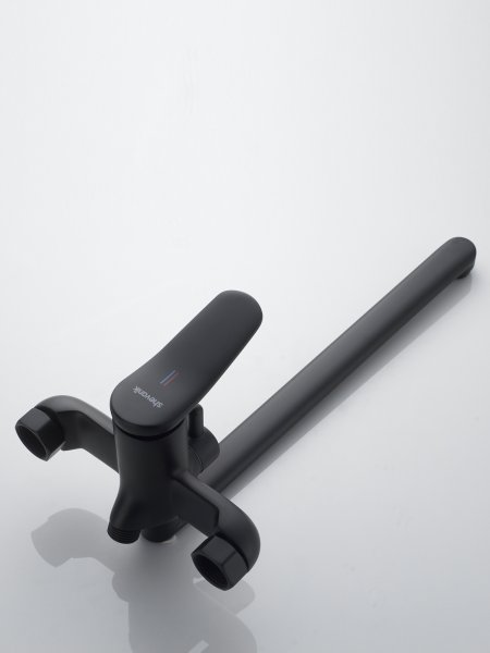 Смеситель для ванны Shevanik S4722H, Черный