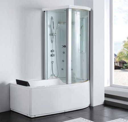 Акриловая ванна Gemy G8040 C R с гидромассажем