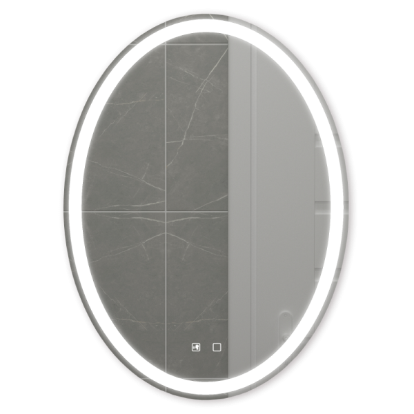 Зеркало MIXLINE "Италия - VOICE" 570*770 (ШВ) сенсорный выключатель, управление голосом, подогрев (555672)