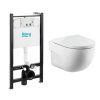 Комплект Roca Meridian Pack 893104990 унитаз подвесной + инсталляция + сиденье