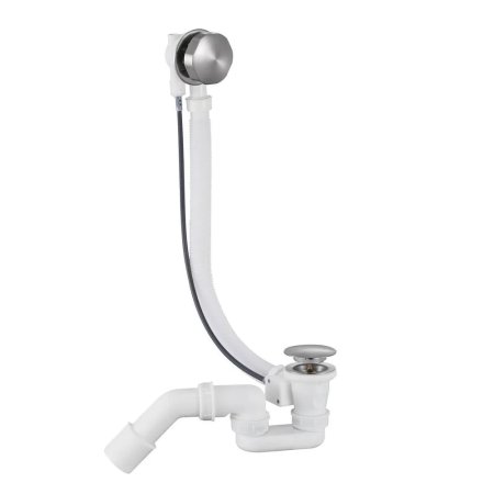 Слив-перелив (полуавтомат) Grocenberg GB240NK, никель