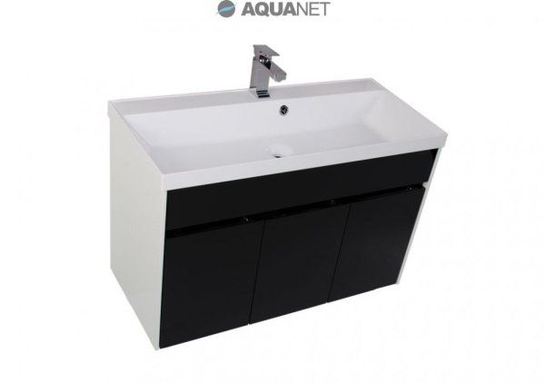 Тумба под раковину Aquanet Латина 00179927 100 черная