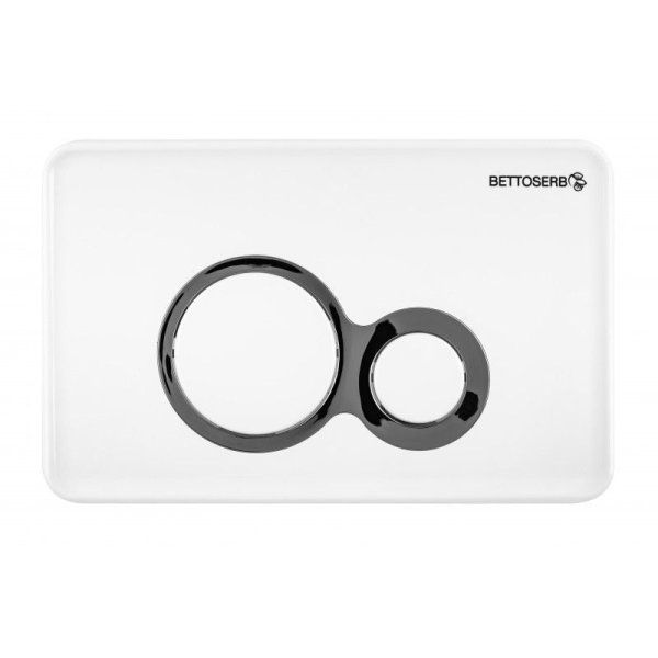 Инсталляция BETTOSERB Sava Free Standing+клавиша смыва DUO белый глянец/хром матовый (SFS40006458)