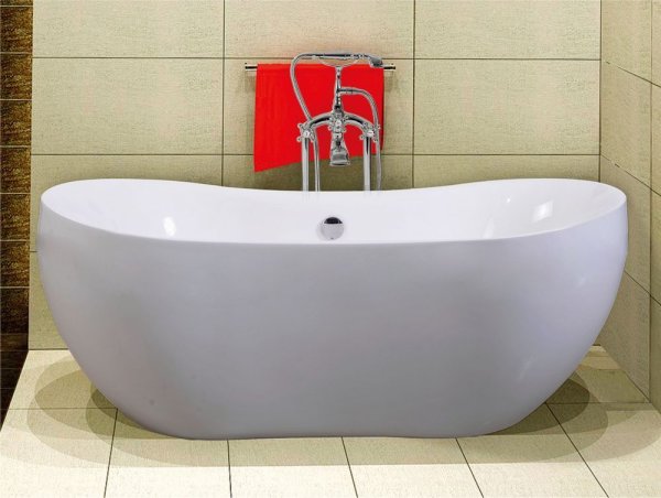 Акриловая ванна Cerutti SPA Bracciano B-7116 170x80 отдельностоящая