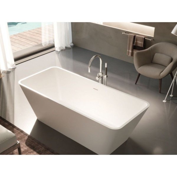 Ванна из искусственного мрамора Gruppo Treesse Viva V286BO 165х70 белый матовый