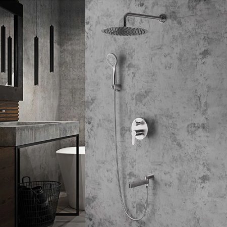 Душевой комплект встроенный Gappo G7199-30, сатин