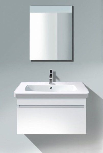 Тумба с раковиной Duravit DuraStyle 80 белая матовая