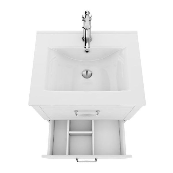 Тумба с умывальником IDDIS Oxford 60 см (OXRMF6YL0WWL0iPR95PRK)