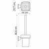 Ершик WasserKRAFT Wern K-2527 хром