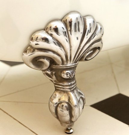 Чугунная ванна Devon&Devon Admiral 2MRADMIRALOTDD+IMBDEVON ножки золото