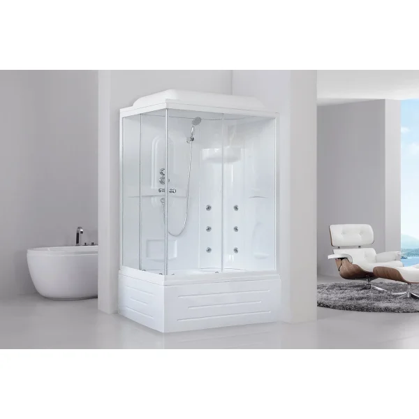 Душевая кабина 120x80x217 см Royal Bath RB8120BP2-T-R прозрачное