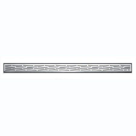 Решетка Tece TECEdrainline Organic 601260 120 нержавеющая сталь глянцевая
