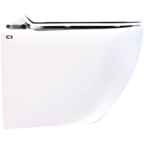 Унитаз подвесной Charus Berta EWC700-120W безободковый, с сиденьем микролифт, белый