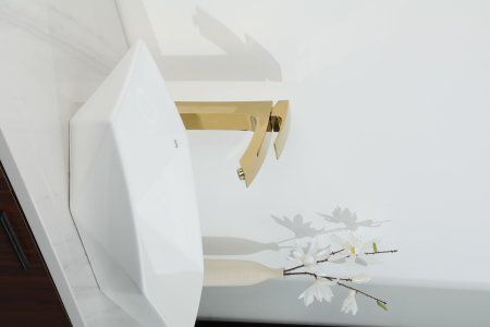 Смеситель для раковины высокий Gappo G1007-32, золото