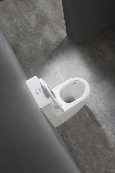 Унитаз напольный Ceramalux TR2178 TORNADO, белый глянец