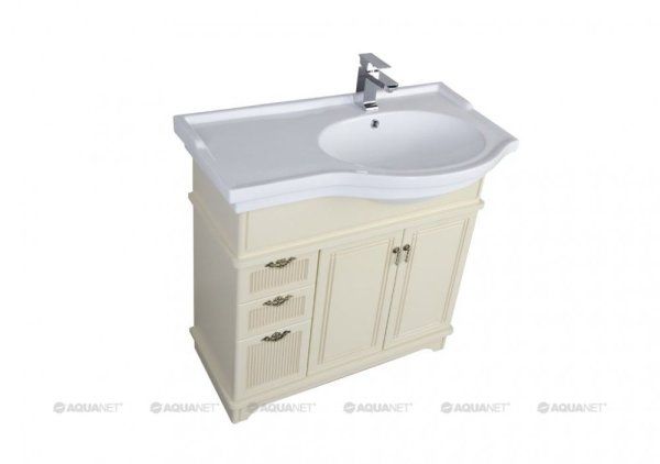 Тумба под раковину Aquanet Луис 00176985 90 бежевая R