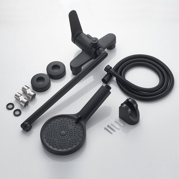 Смеситель для ванны однорычажный  Shevanik S6222H, Черный