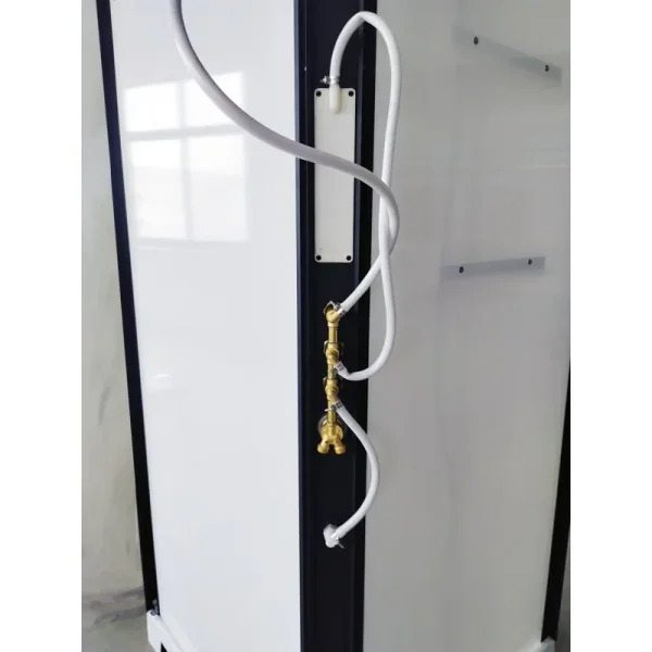 Душевая кабина Esbano Muse ESM-PENTA-90 (Right) ESKM90PRR 90x90x215 см R, с крышей, низкий поддон, профиль черный матовый, стекло прозрачное