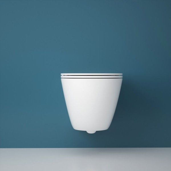 Унитаз подвесной ESBANO FORTEX-53T (White) 530x360x360  ESUPFORT53TW, белый