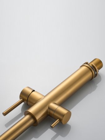 Смеситель для кухни Shevanik S478G, Золотой сатин