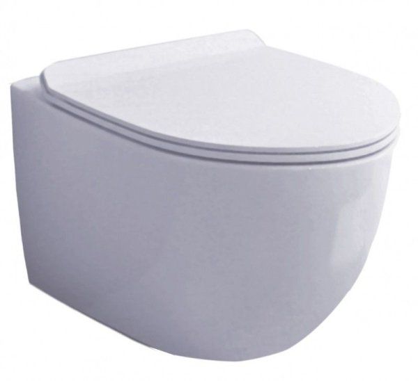 Унитаз подвесной Esbano Garcia безободковый, белый