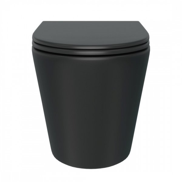 Унитаз подвесной Maretti Florenza безободковый с микролифтом, FL10PBM97-560, черный