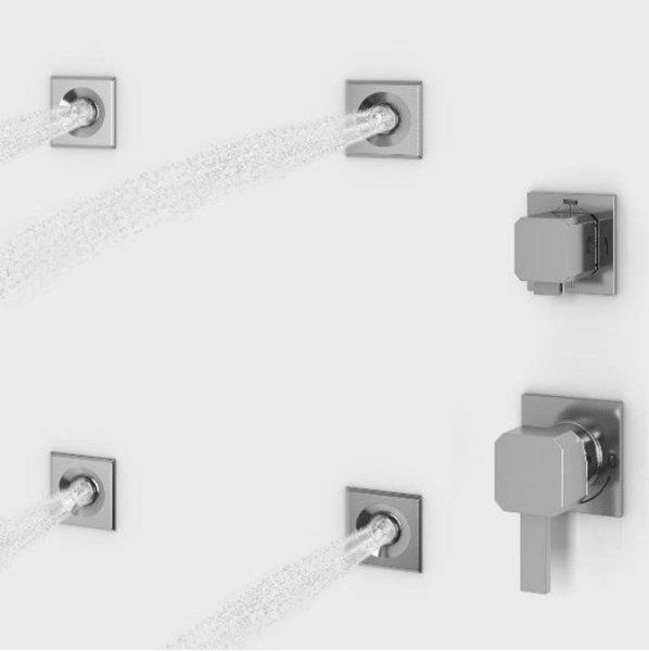 Душевая кабина Jacuzzi Bali BAL12230120 120х80 хром/белый