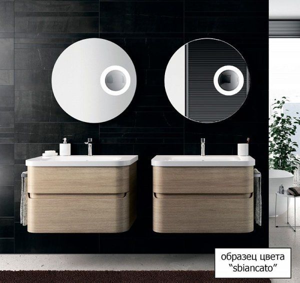 Шкаф-пенал Berloni Bagno Joy JY CS01 SX 401 выбеленный дуб