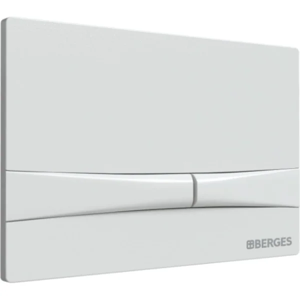 Кнопка смыва Berges Novum F4 040054 для инсталляции, белый матовый