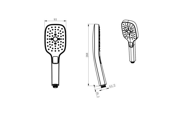 Ручная лейка DK (DC1101901)