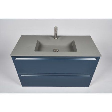 Тумба с раковиной Inda Piccadilly INDA Piccadilly 80BD Blu Denim/Cemento