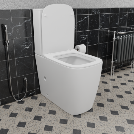 Унитаз напольный Ceramalux 1288A, белый глянец