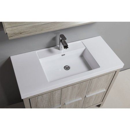 Мебель для ванной Black & White Country SK-100 100 дуб серебристый