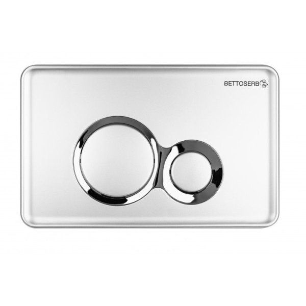Инсталляция BETTOSERB Sava Free Standing+клавиша смыва DUO хром матовый/хром глянец (SFS40006463)