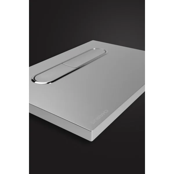 Кнопка смыва Charus Magnus FP.340.46.01 для инсталляции, матовый хром/хром/матовый хром