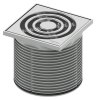 Решетка Tece TECEdrainpoint S 3660001 с монтажным элементом