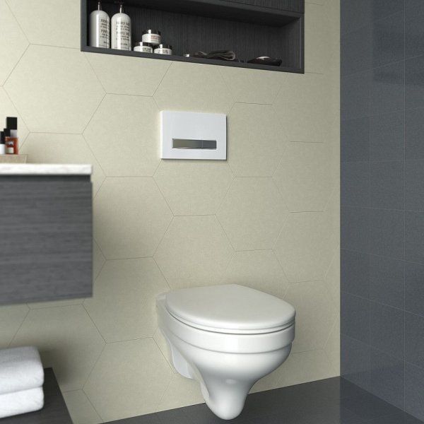 Система инсталляции для унитаза Berges Wasserhaus АТОМ Line 410 040341 белый/хром